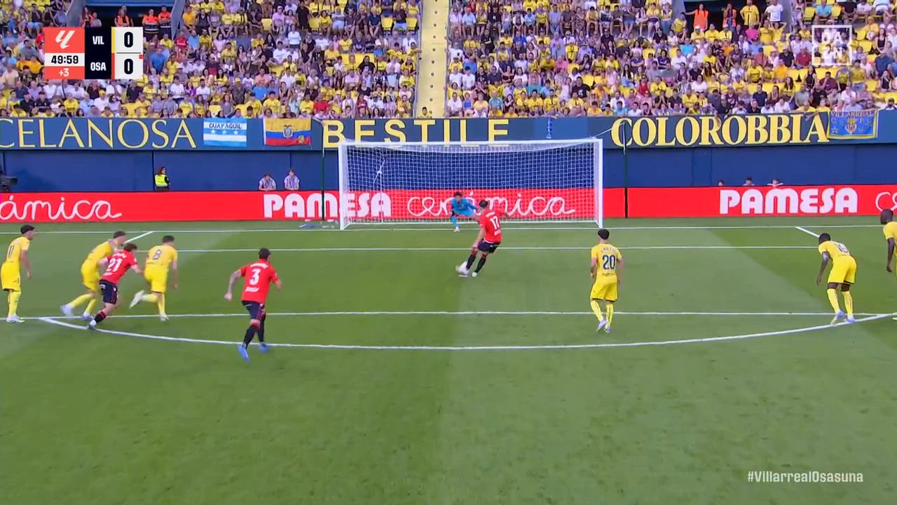 【ラ・リーガ第5節】 ビジャレアルCF vs  オサスナ