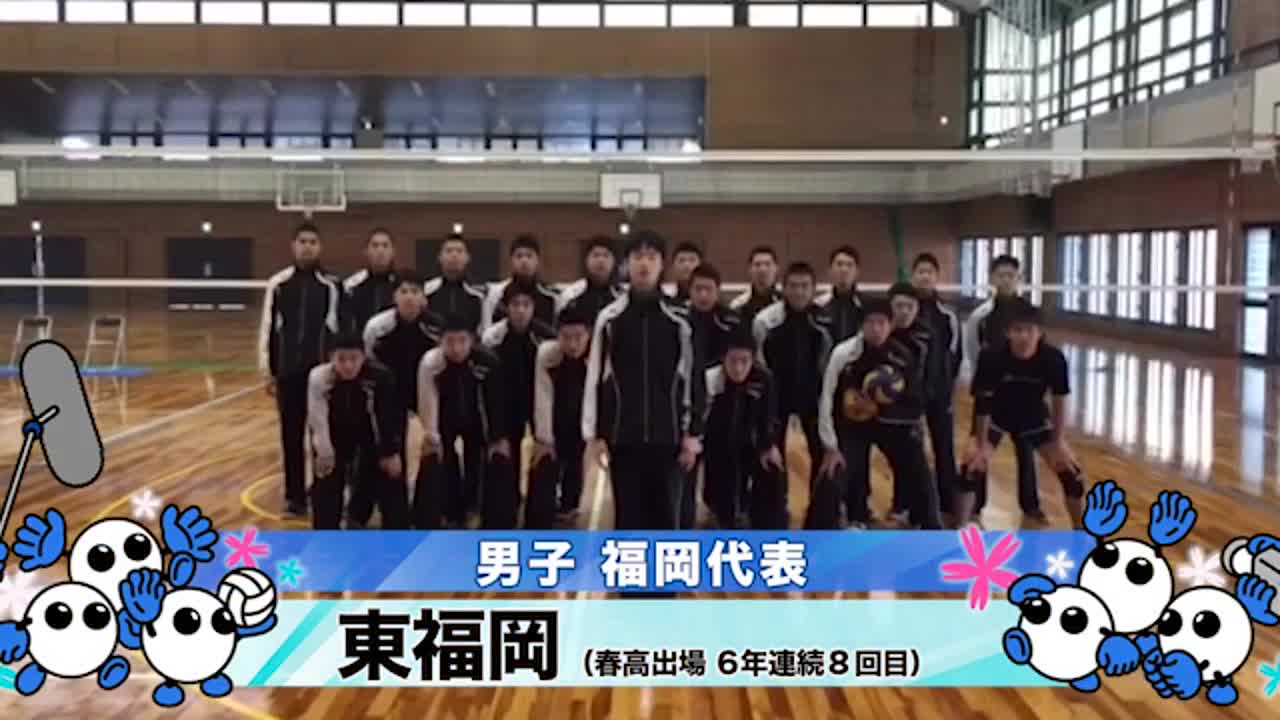 動画 春の高校バレー17 福岡県代表東福岡高等学校 みんなの春高動画 スポーツナビ 春の高校バレー