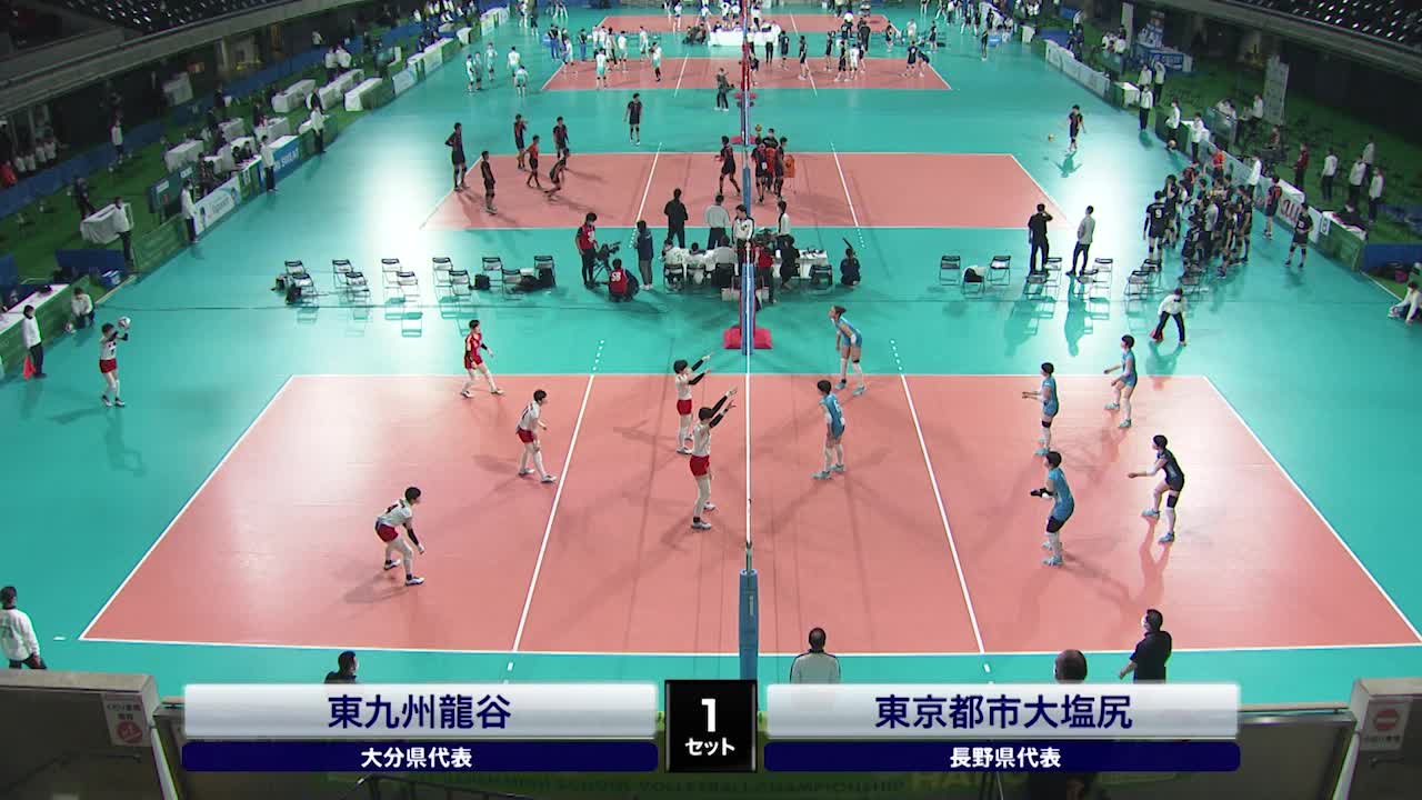 【動画】【速報!春の高校バレー2021】準々決勝 女子【第1 ...