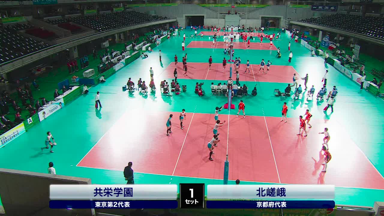 【動画】【速報!春の高校バレー2021】2回戦 女子【第1セット ...