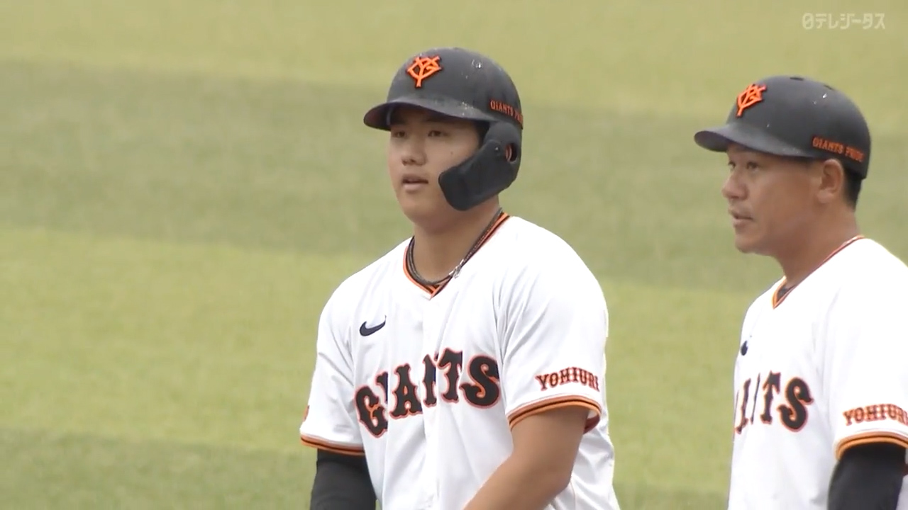 6/11【二軍 巨人vs日本ハム】3回裏 石塚の勝ち越しタイムリーヒット！