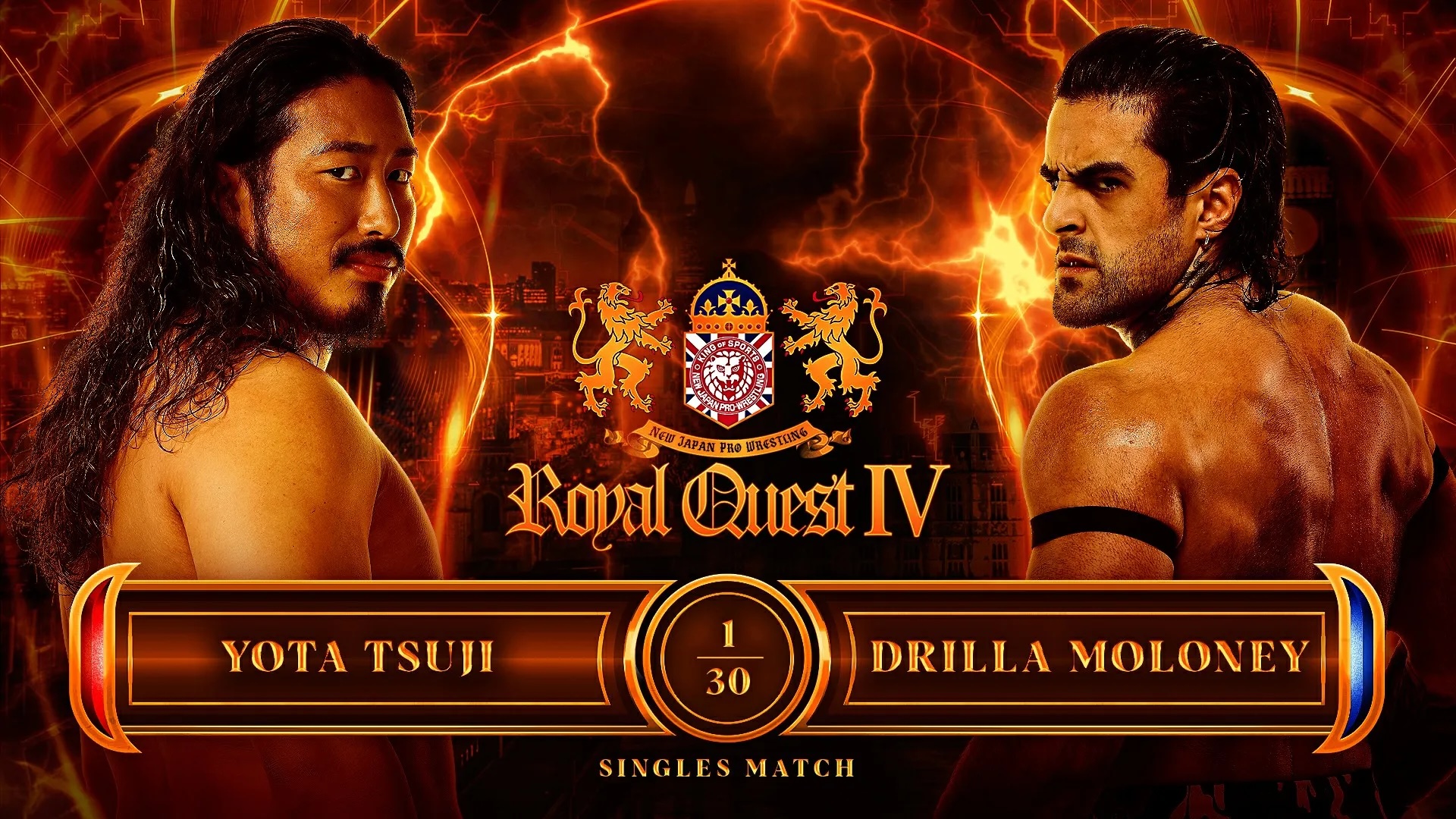 【新日本プロレス】第4試合 結果速報！2024年10月21日『Royal Quest Ⅳ』 イギリス・Crystal Palace National Sports Centre（ロンドン）大会