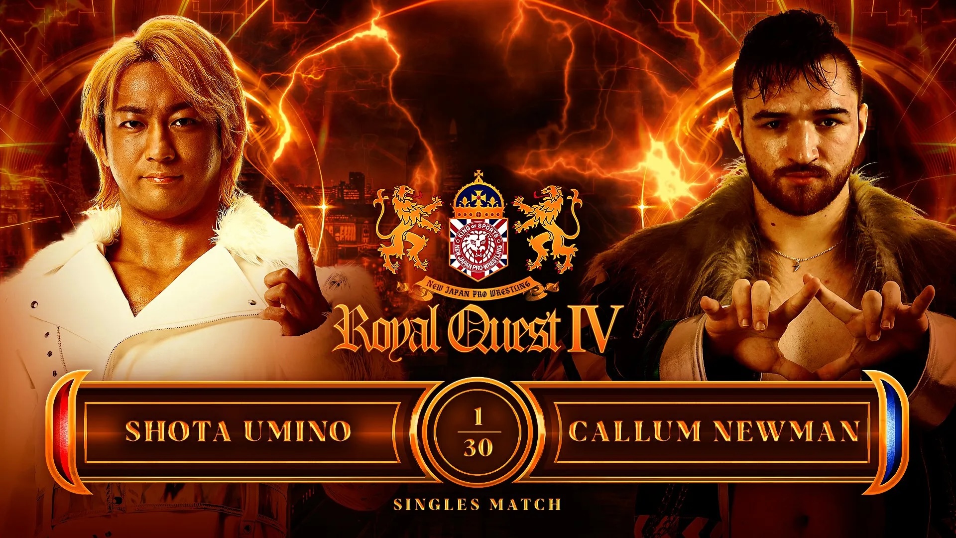 【新日本プロレス】第5試合 結果速報！2024年10月21日『Royal Quest Ⅳ』 イギリス・Crystal Palace National Sports Centre（ロンドン）大会