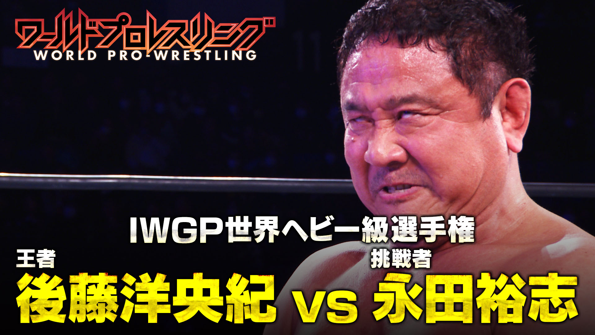 【至宝】新日本プロレスIWGP世界王座戦 王者・後藤洋央紀 vs 永田裕志