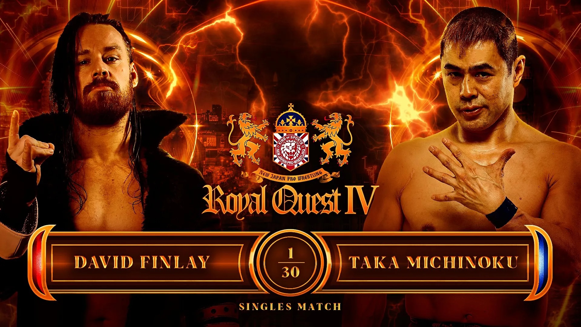 【新日本プロレス】第6試合 結果速報！2024年10月21日『Royal Quest Ⅳ』 イギリス・Crystal Palace National Sports Centre（ロンドン）大会