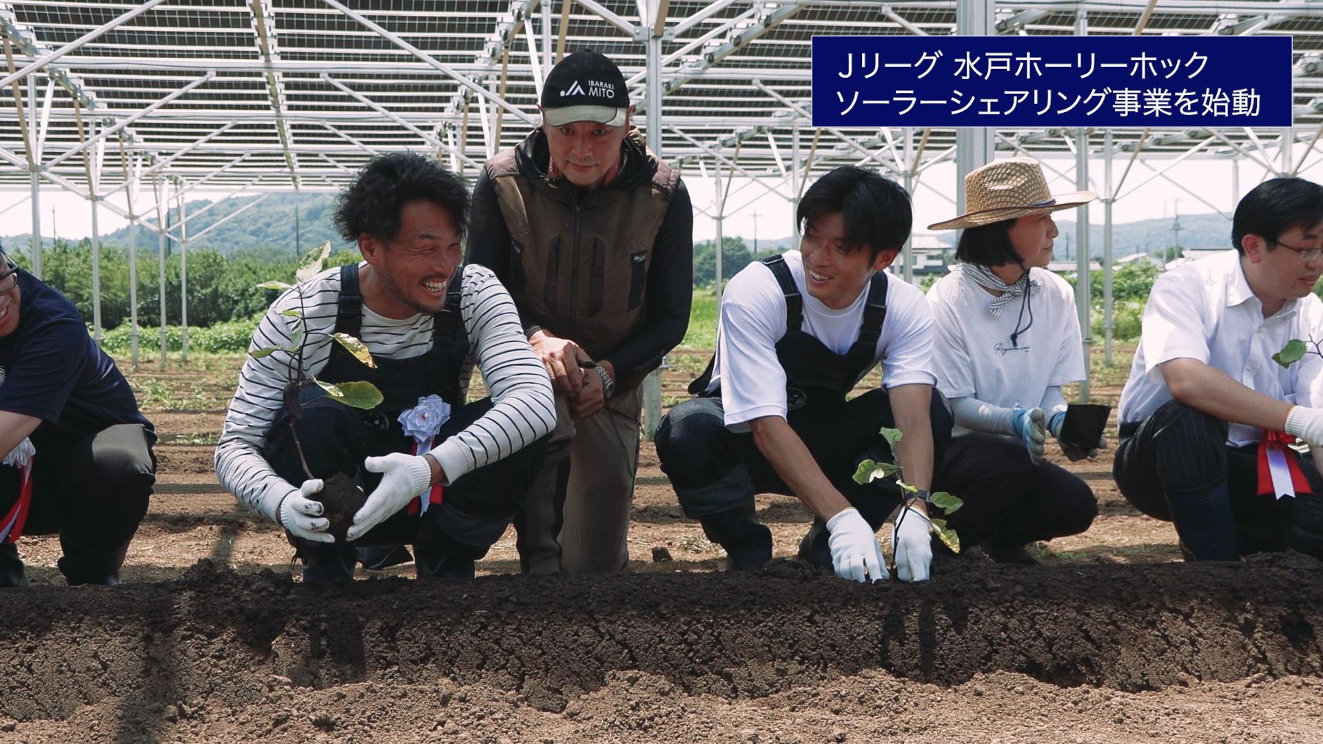 【Ｊリーグ】水戸ホーリーホックがソーラーシェアリング事業を始動！