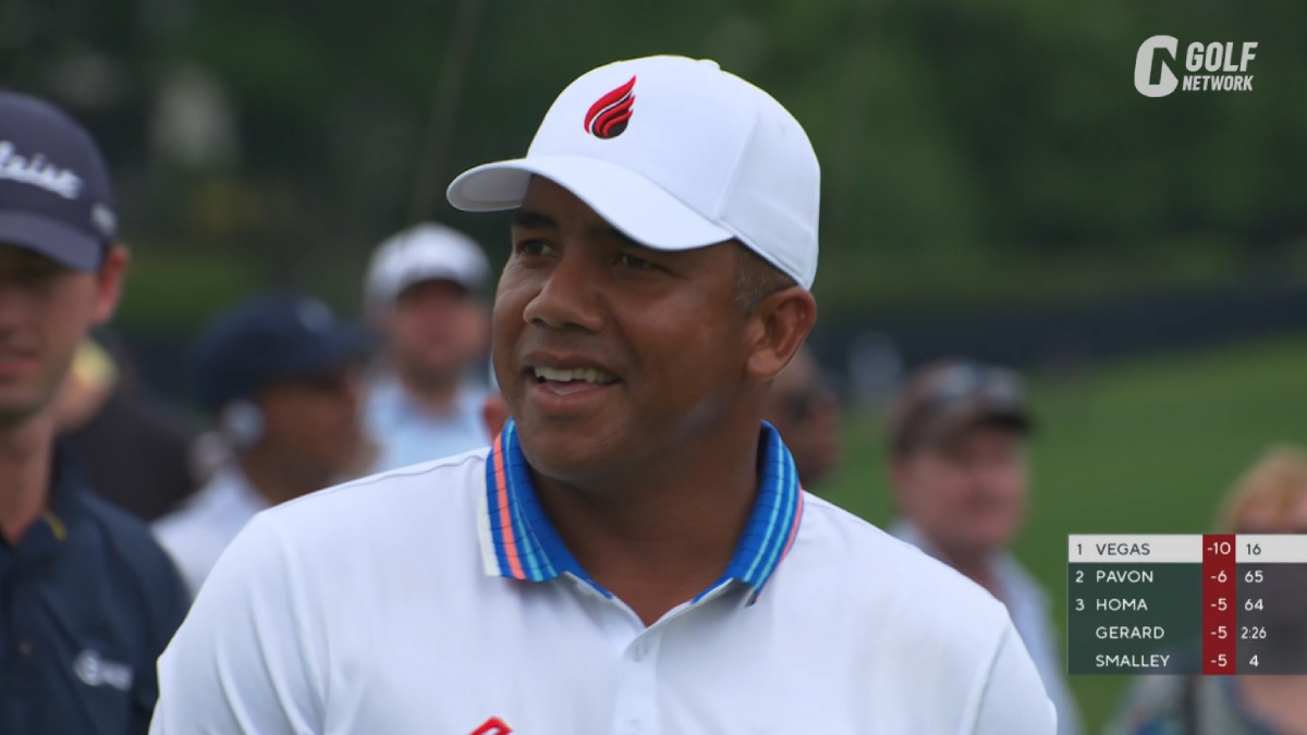 【全米プロ25】ジョナサン・ベガスが単独首位　17番では運良くバンカーレーキに当たってグリーンオン