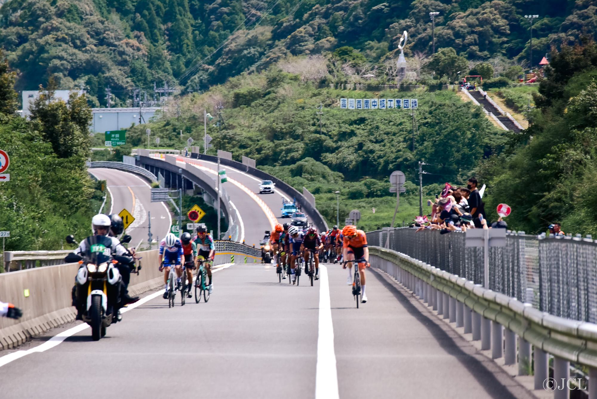 JCL【自動車専用道路を時速50kmで自転車が走り抜ける】高知県宿毛市ロードレース
