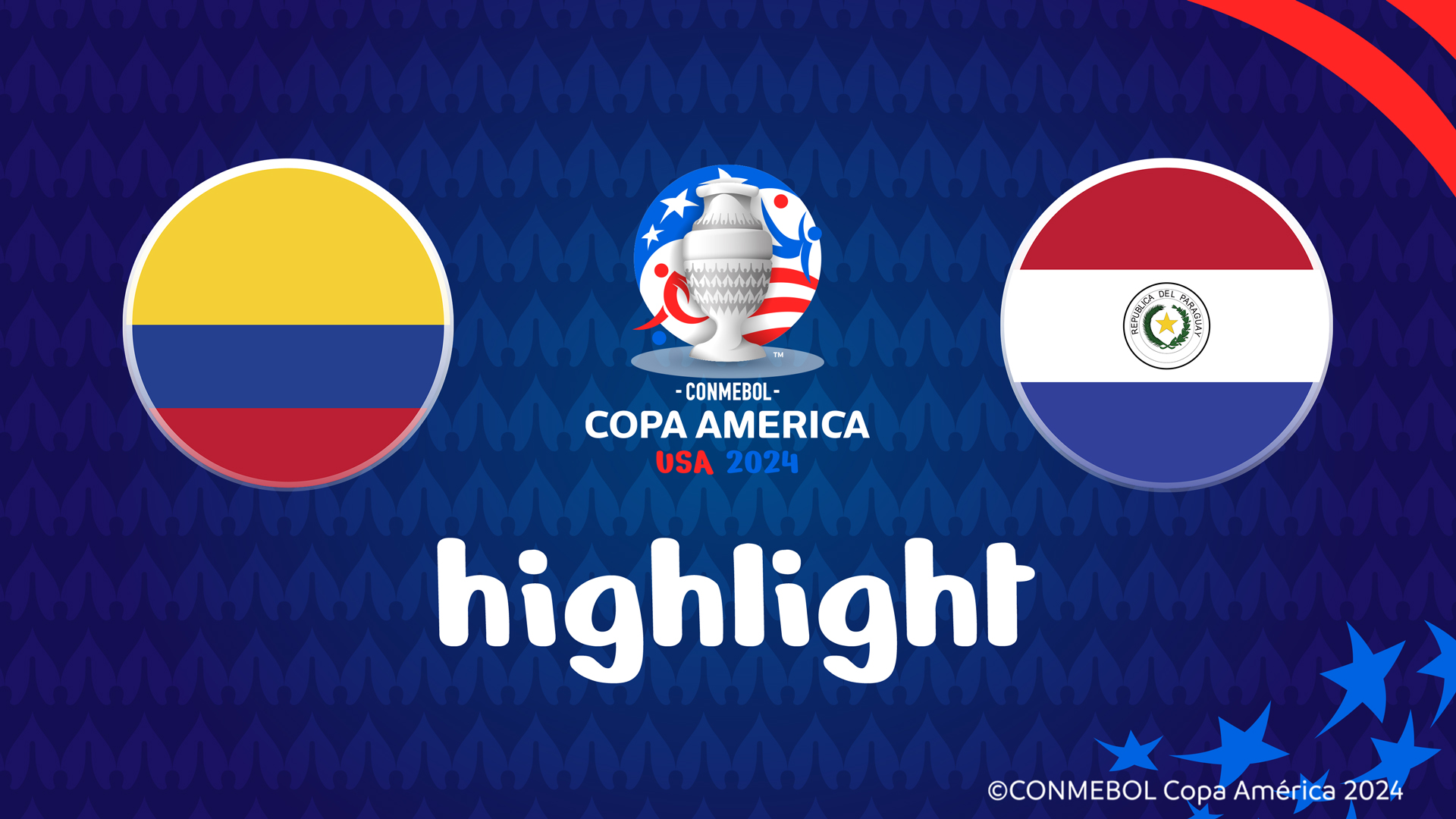 【公式ハイライト】コロンビア vs. パラグアイ | グループステージ | CONMEBOL コパ・アメリカ USA 2024