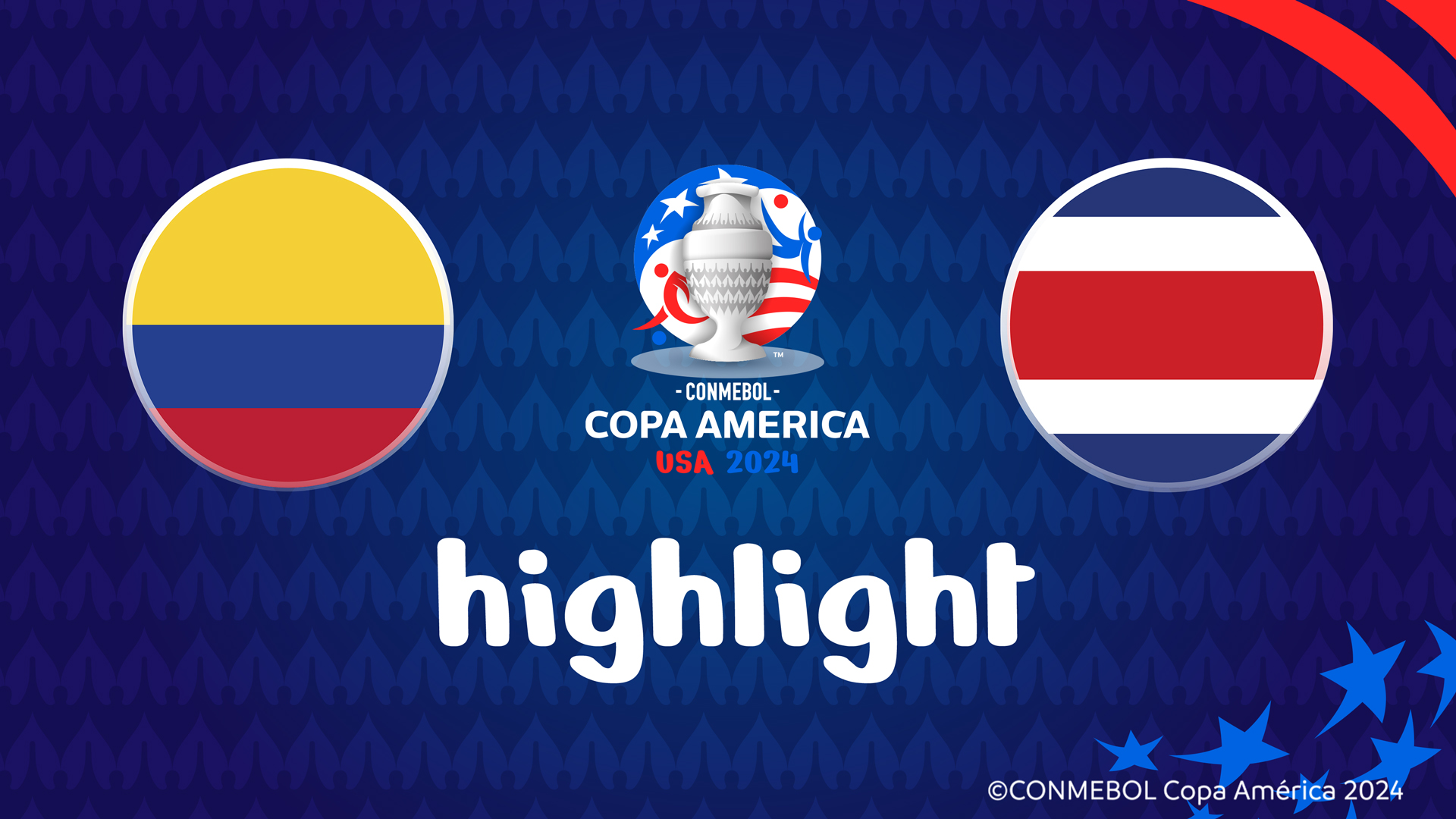 【公式ハイライト】コロンビア vs. コスタリカ | グループステージ | CONMEBOL コパ・アメリカ USA 2024
