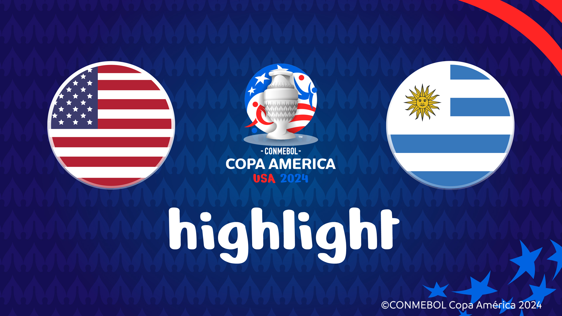 【公式ハイライト】アメリカ vs. ウルグアイ | グループステージ | CONMEBOL コパ・アメリカ USA 2024