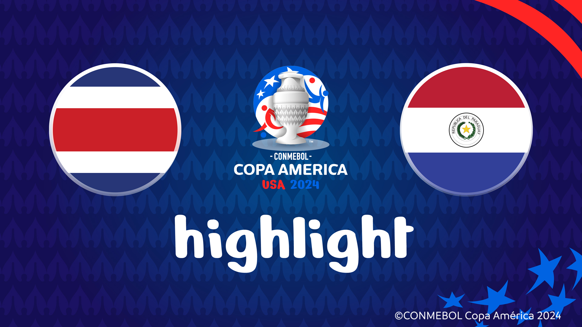 【公式ハイライト】コスタリカ vs. パラグアイ | グループステージ | CONMEBOL コパ・アメリカ USA 2024