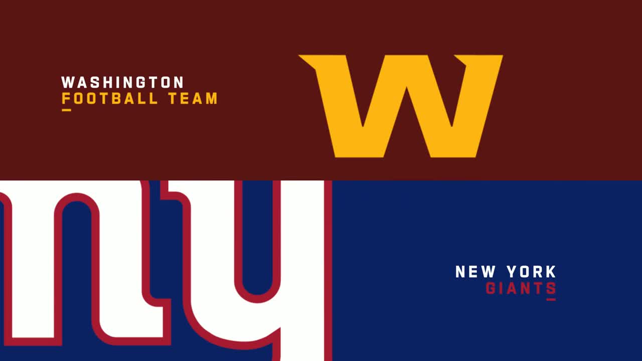 【NFL2021年第18週】NFC東地区ライバルのワシントンとジャイアンツが対戦