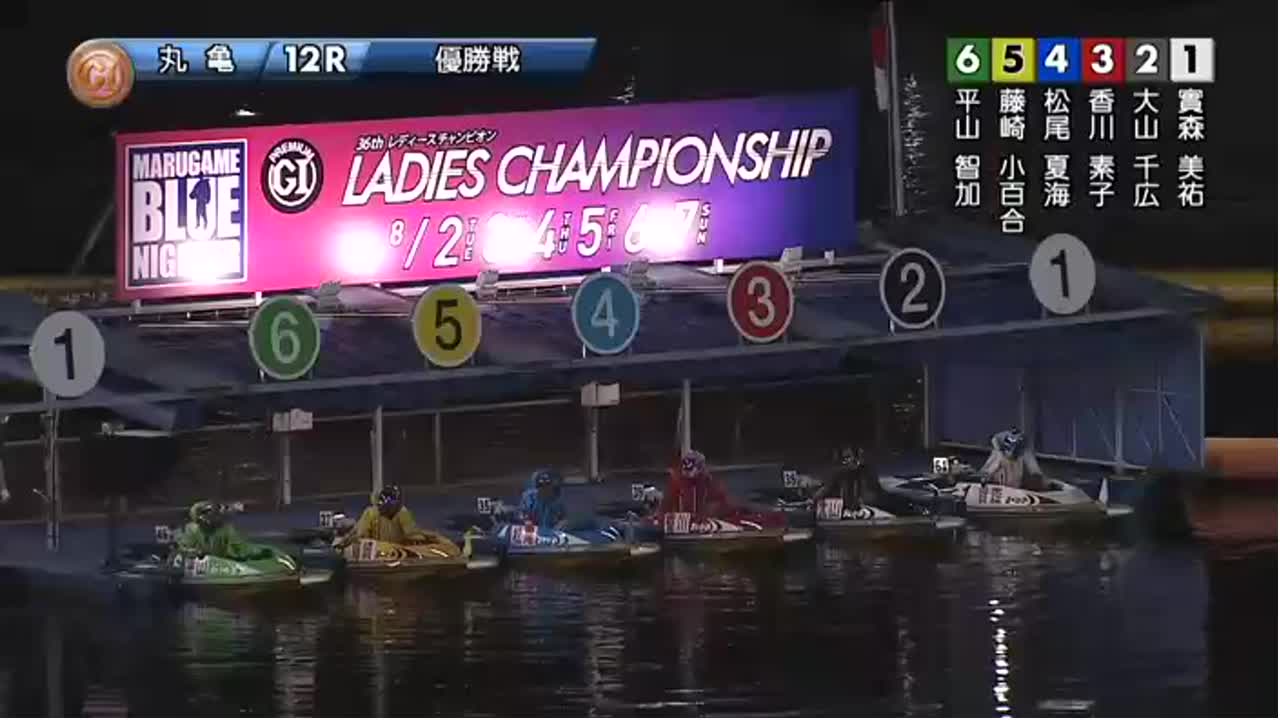 ボートレース丸亀　PG1第36回レディースチャンピオン