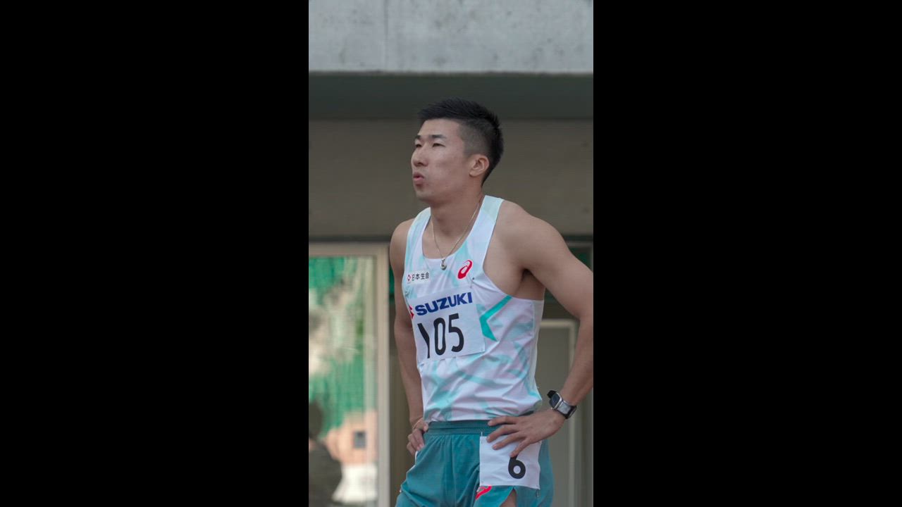 【動画】男子100m桐生祥秀、大歓声の中トップでフィニッシュ！優勝を果たす【静岡国際】 - スポーツナビ「日本陸上競技連盟（JAAF）」