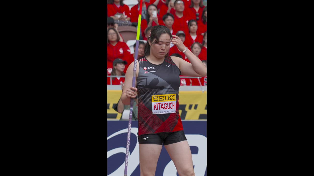 女子やり投の北口榛花が、今季ベストで2連覇達成！東京2025世界陸上での連覇にも期待【セイコーゴールデングランプリ】