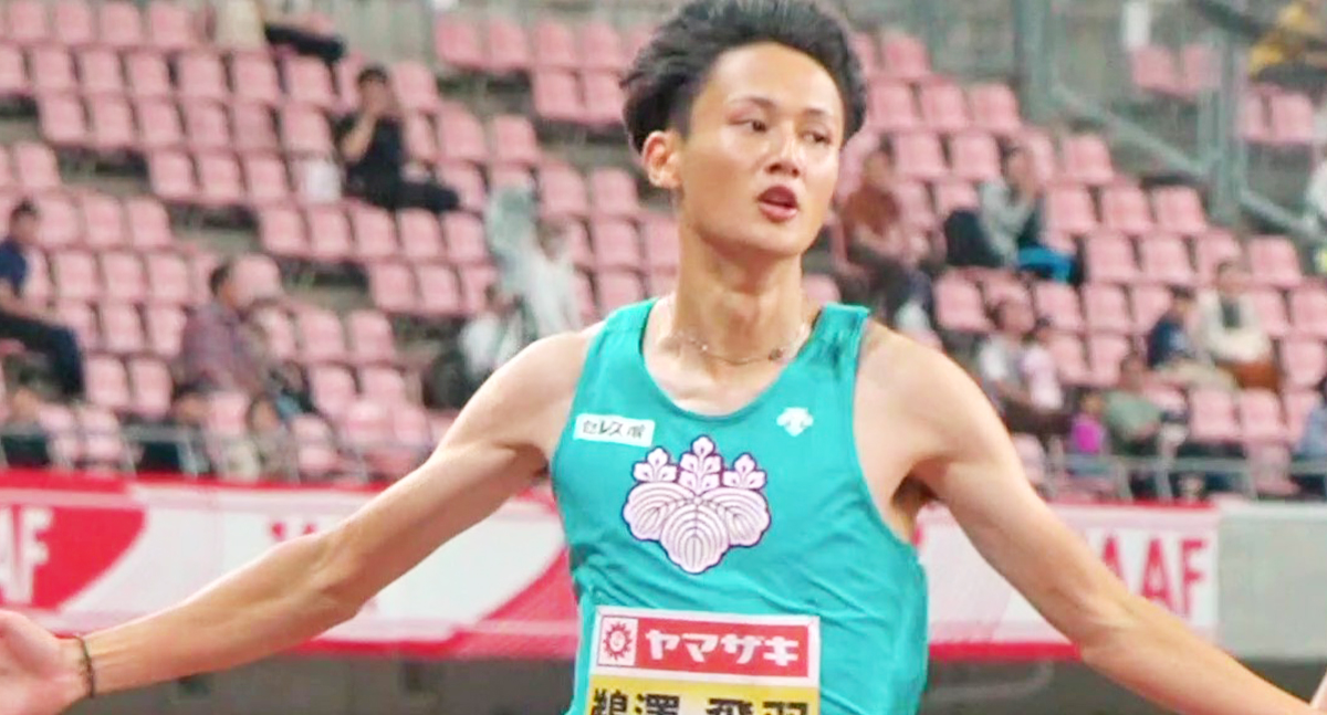 【陸上・日本選手権】男子200mで鵜澤飛羽が2連覇！