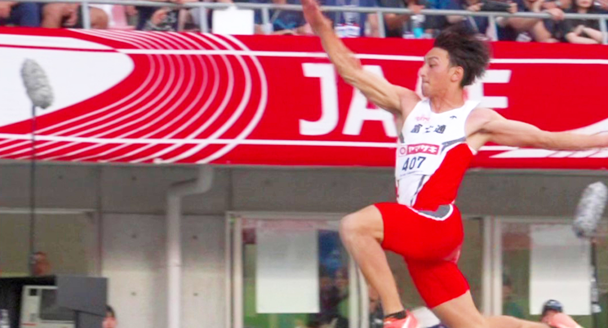 【陸上・日本選手権】男子走幅跳の橋岡優輝が2年ぶり6度目の優勝！2度目のオリンピックへ