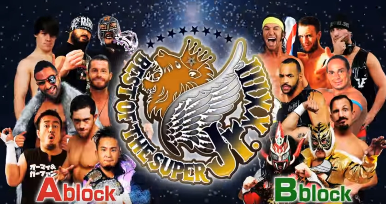 新日本プロレスベストオブザスーパーJr.決勝戦た以外記念ポスターラメ入り非売品 選手別
