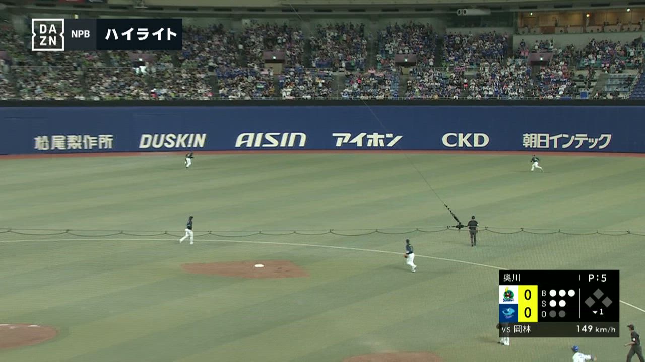 4/26 中日 vs 東京ヤクルト 前半ハイライト
