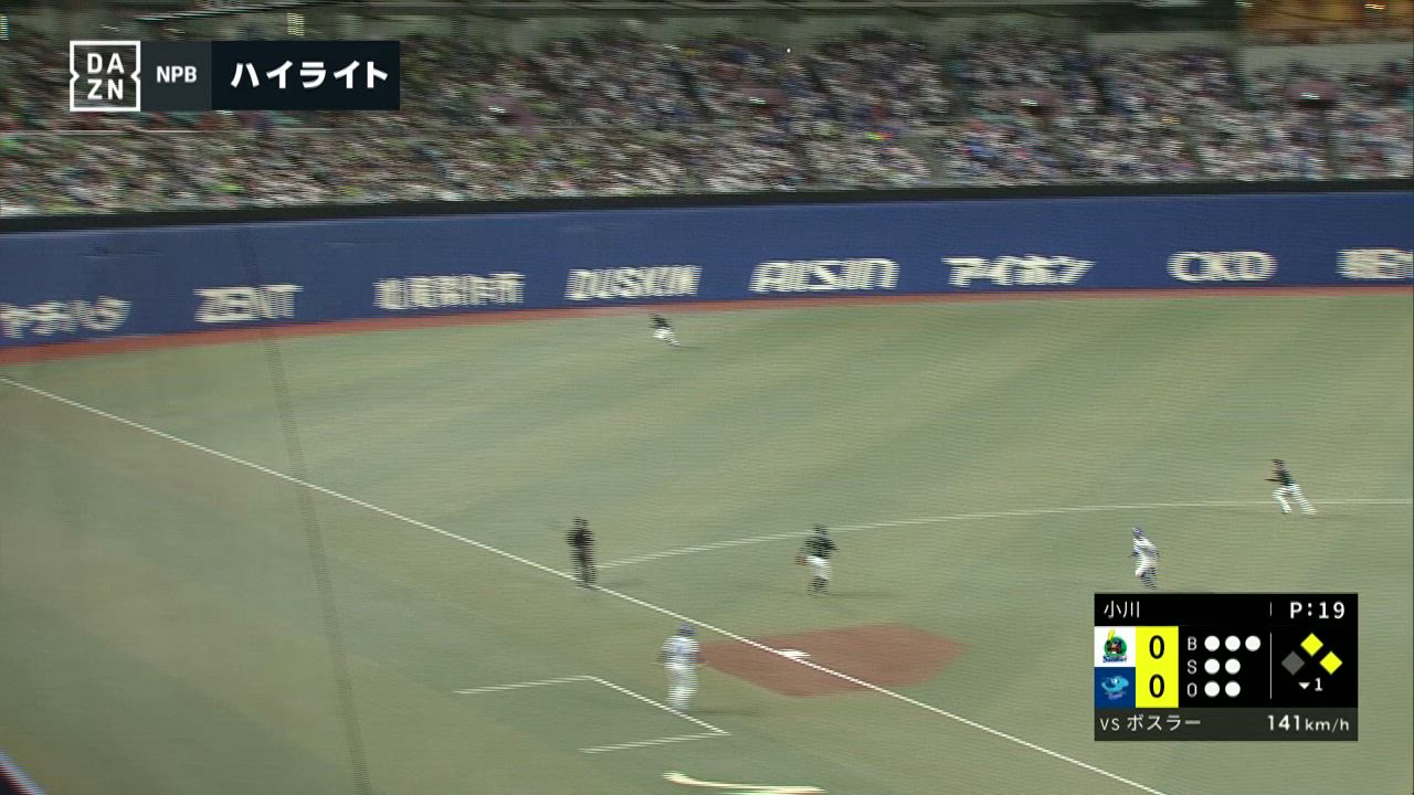 4/27 中日 vs 東京ヤクルト  前半ハイライト