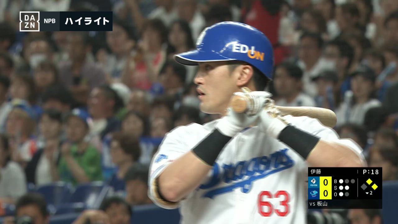 6/20 中日 vs 北海道日本ハム  前半ハイライト