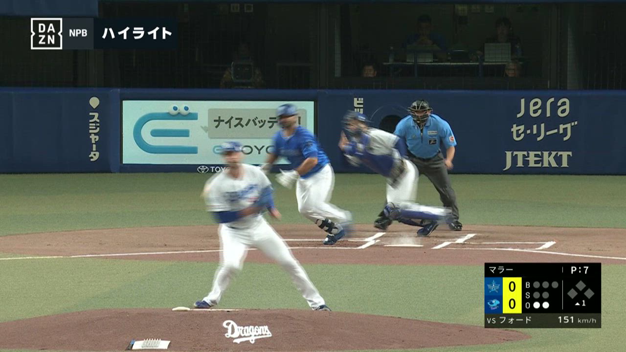 7/19 中日 vs 横浜DeNA  ゲームハイライト