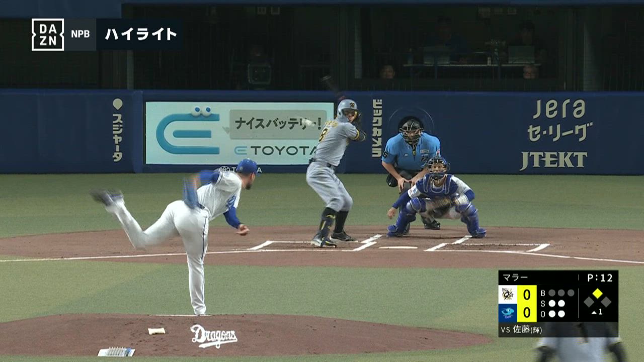 動画】8/9 中日 vs 広島 前半ハイライト - スポーツナビ「ゲーム