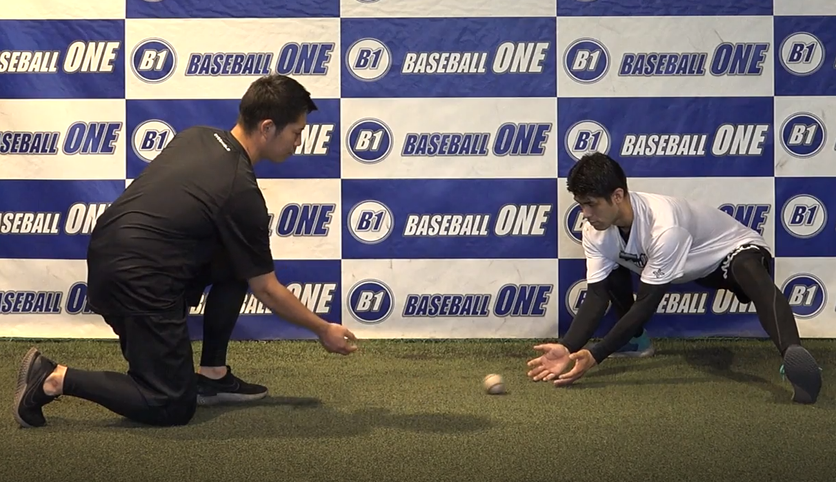 【野球練習メニュー】捕球時の股関節の動きを覚えるための練習方法（Sufu）