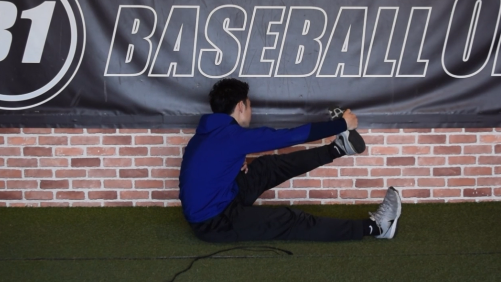 【野球トレーニング】肩甲骨の後ろ側と膝裏のストレッチ（Sufu）