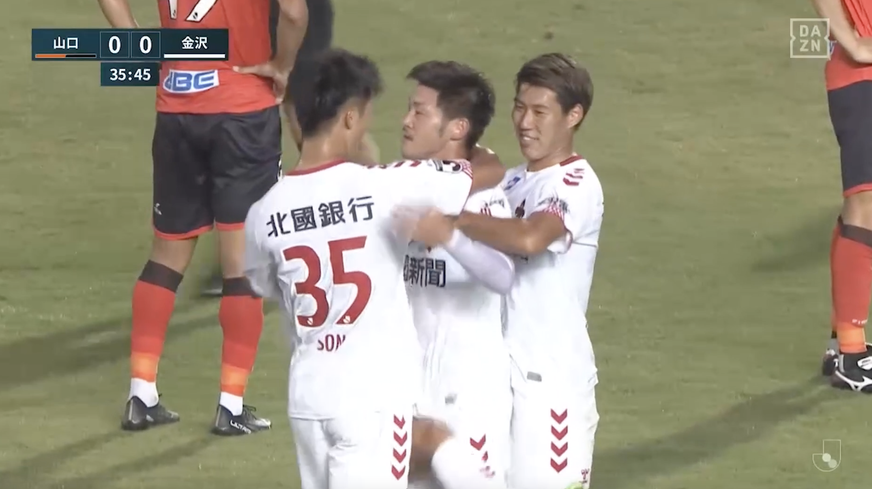 動画 小野原和哉 利き足と逆足での豪快ミドルシュート弾 レノファ山口fc Vs ツエーゲン金沢 スポーツナビ ツエーゲン金沢