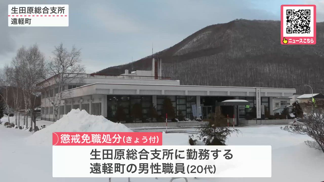 役場の女子トイレで盗撮繰り返す…20代の男性町職員を『免職処分』に―個室の上からスマホで動画撮影、複数の女性職員が被害「性的欲求を満たすためだった」 北海道遠軽町 - 北海道ニュースUHB TimeLine | Yahoo! JAPAN