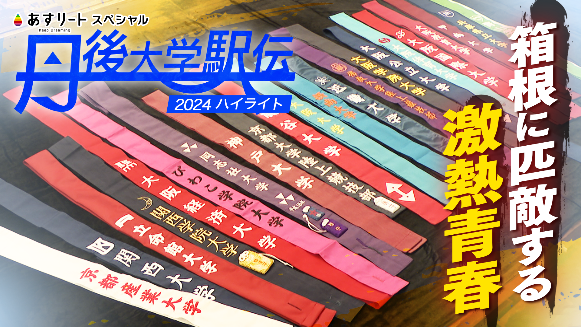 【丹後駅伝2024ハイライト】東の箱根、西の丹後！関西学生王者を決める戦いをハイライトでお届け！【あすリートチャンネル】