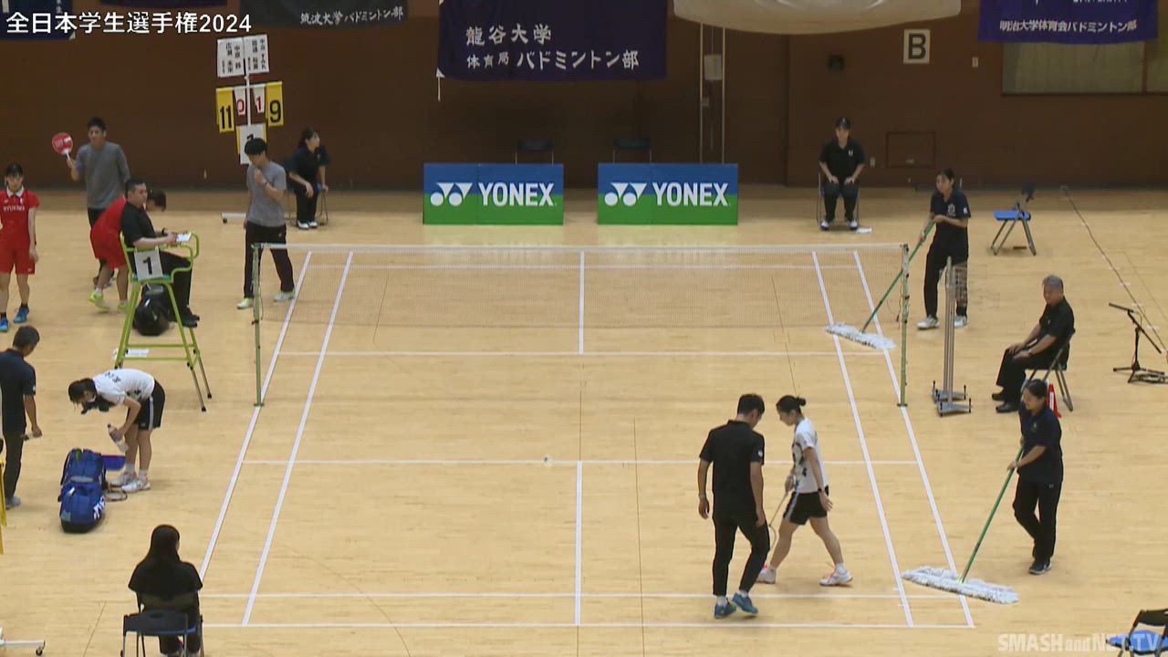 【第７５回全日本学生バドミントン選手権大会】女子ダブルス決勝（中出すみれ／田邉裕美 vs 中原鈴／広瀬未來）2/2