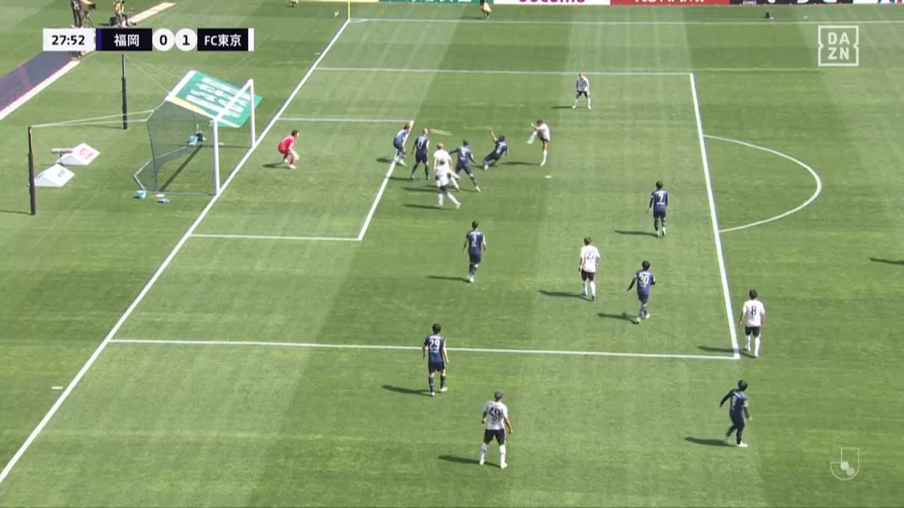 明治安田J1【第4節】福岡 vs FC東京 ダイジェスト