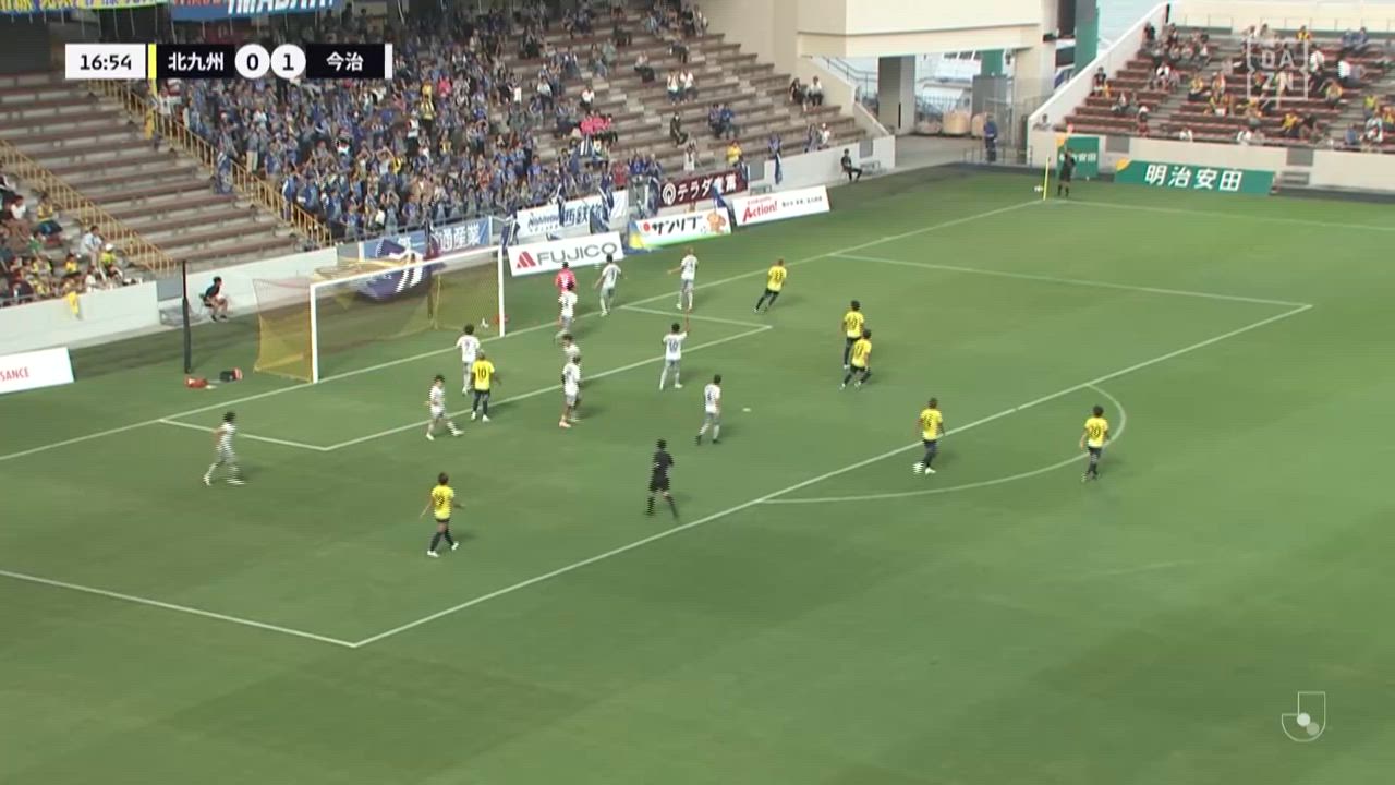 明治安田J3【第27節】北九州 vs 今治 ダイジェスト