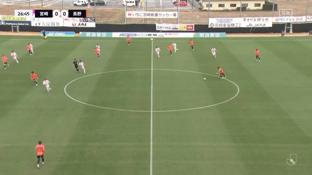 明治安田J3【第1節】宮崎 vs 長野 ダイジェスト