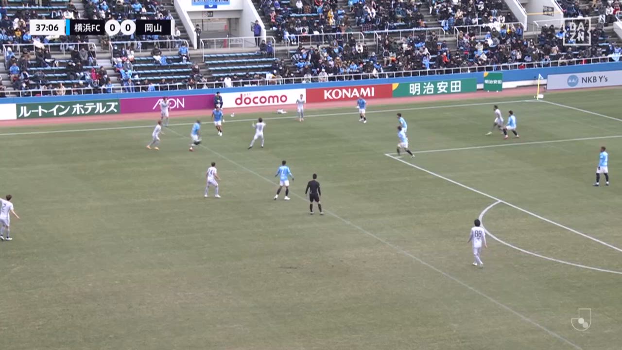 明治安田J1【第2節】横浜FC vs 岡山 ダイジェスト