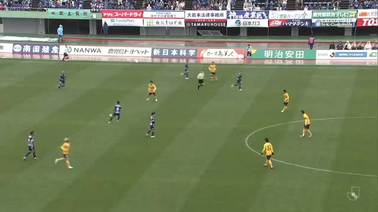 明治安田J3【第4節】鹿児島 vs 群馬 ダイジェスト