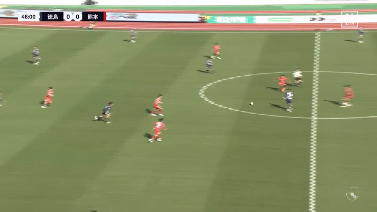 明治安田J2【第4節】徳島 vs 熊本 ダイジェスト