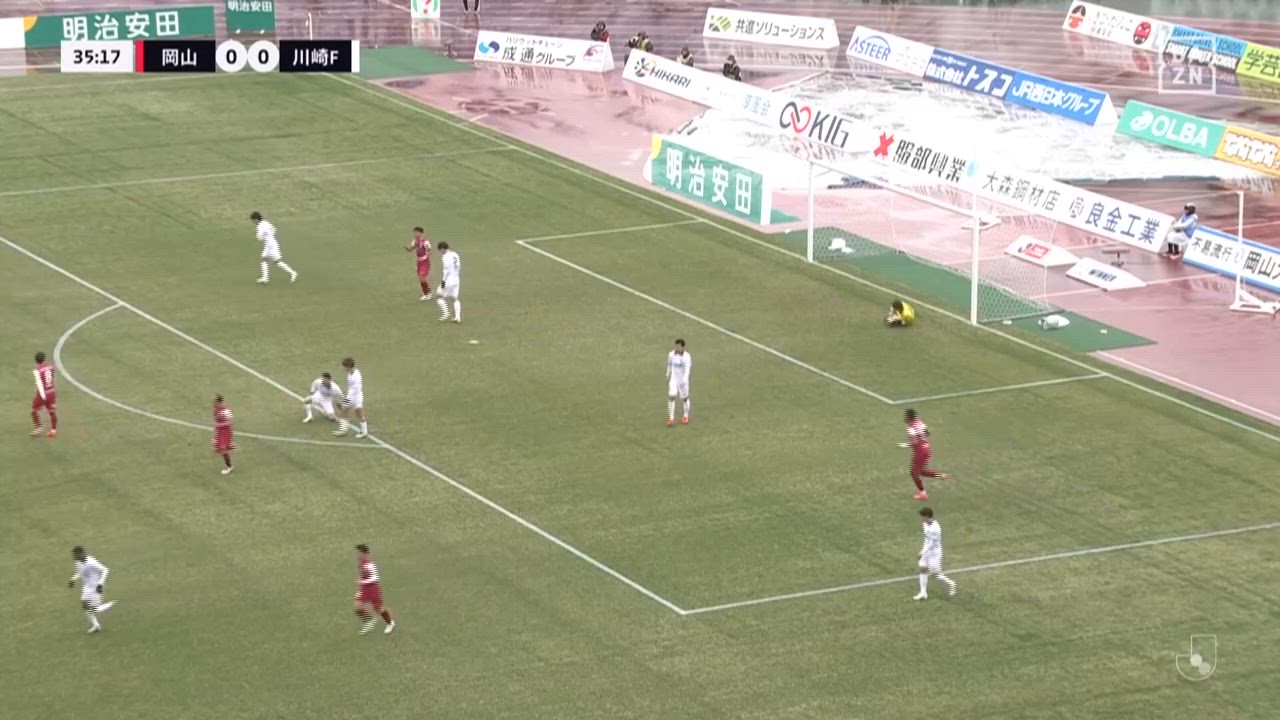 明治安田J1【第6節】岡山 vs 川崎 ダイジェスト
