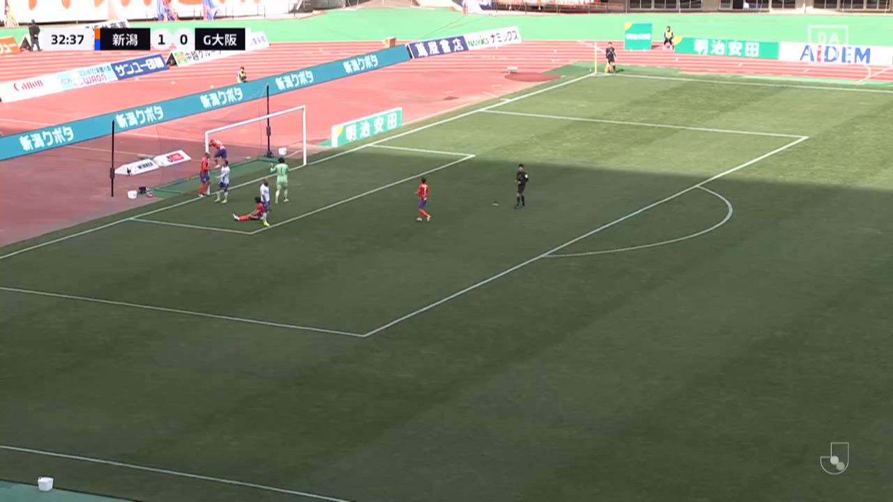 明治安田J1【第7節】新潟 vs G大阪 ダイジェスト