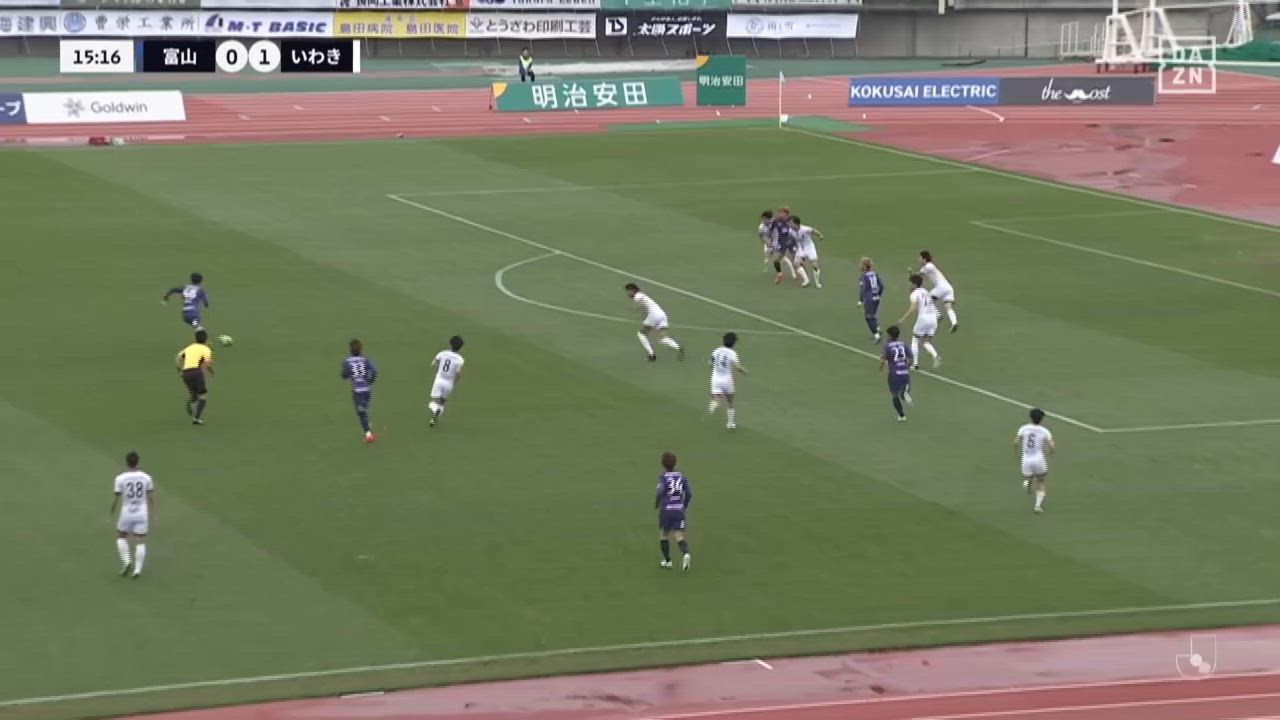 明治安田J2【第10節】富山 vs いわき ダイジェスト