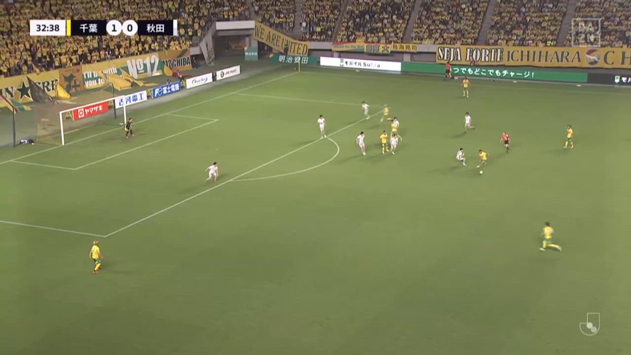 明治安田J2【第11節】千葉 vs 秋田 ダイジェスト