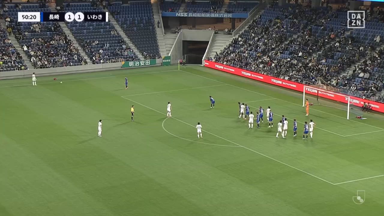 明治安田J2【第11節】長崎 vs いわき ダイジェスト