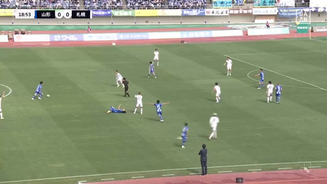 明治安田J2【第13節】山形 vs 札幌 ダイジェスト