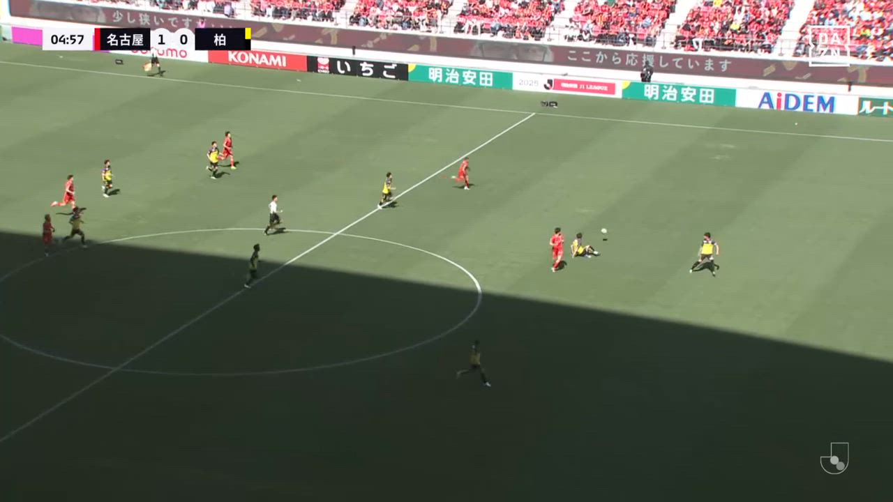 明治安田J1【第13節】名古屋 vs 柏 ダイジェスト
