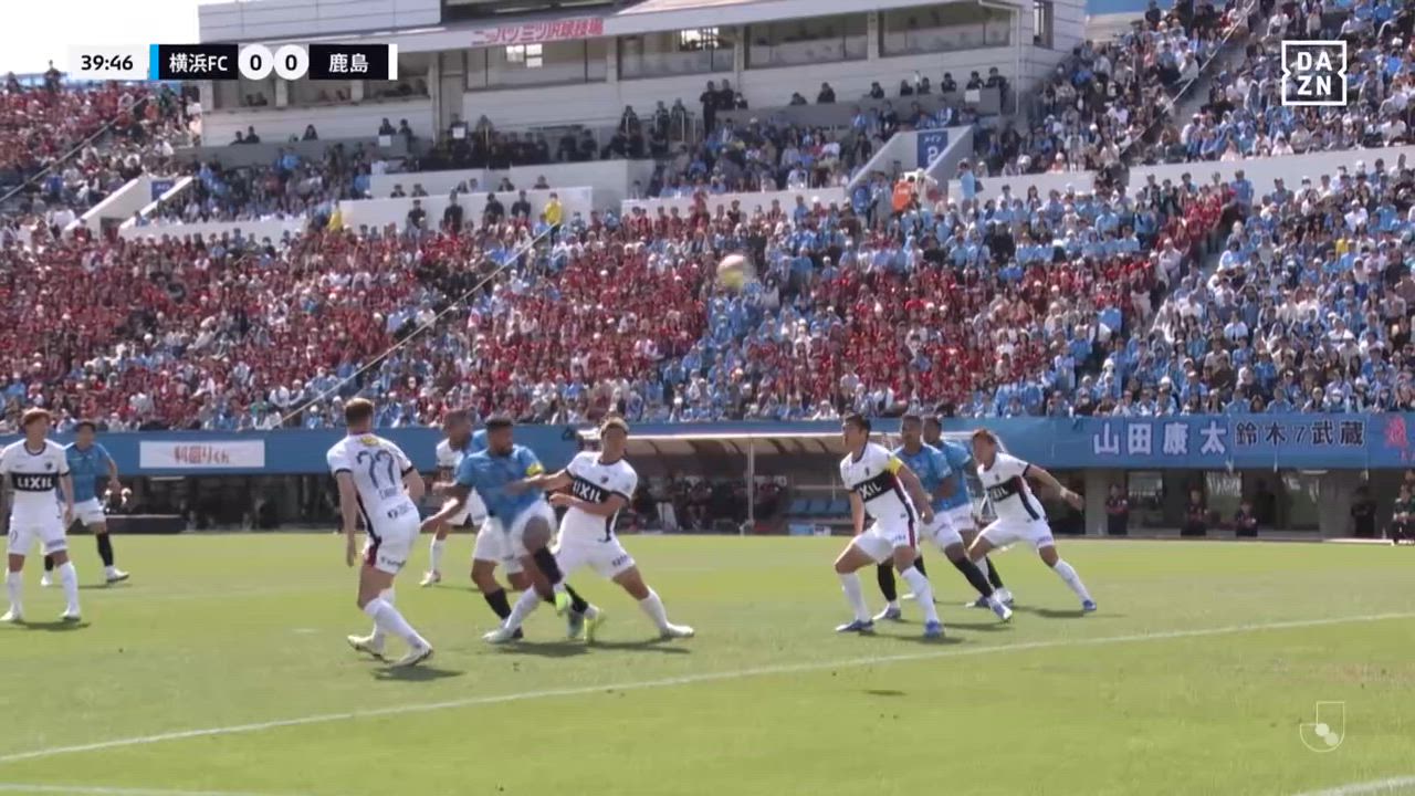 明治安田J1【第13節】横浜FC vs 鹿島 ダイジェスト