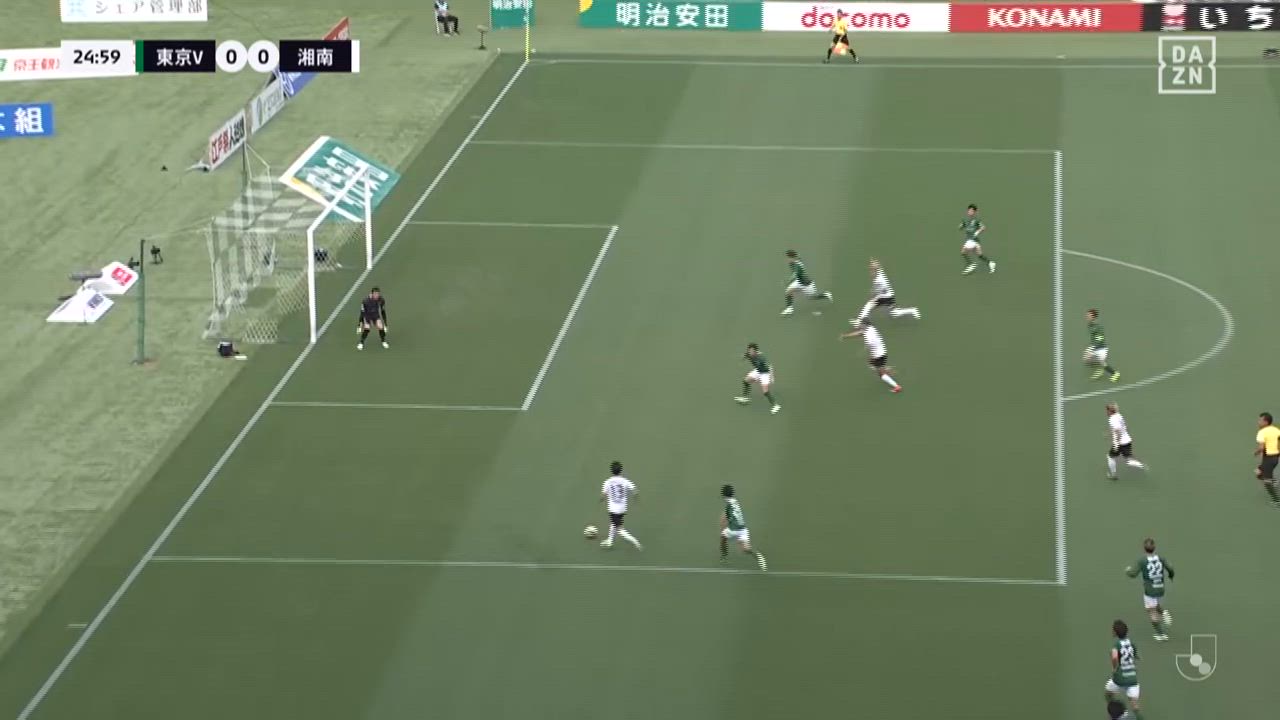 明治安田J1【第16節】東京V vs 湘南 ダイジェスト