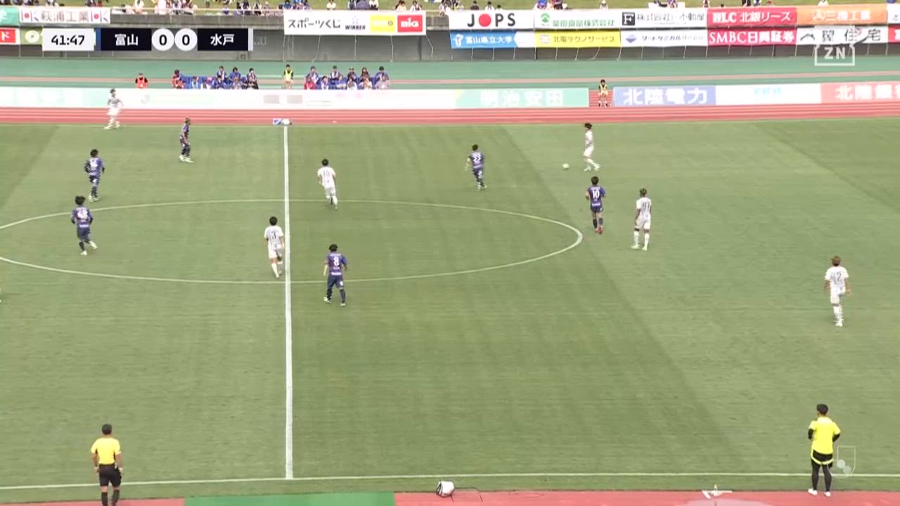 明治安田J2【第17節】富山 vs 水戸 ダイジェスト